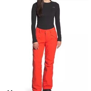 The North Face Insulated Freedom Bright Orange Women's Ski pants